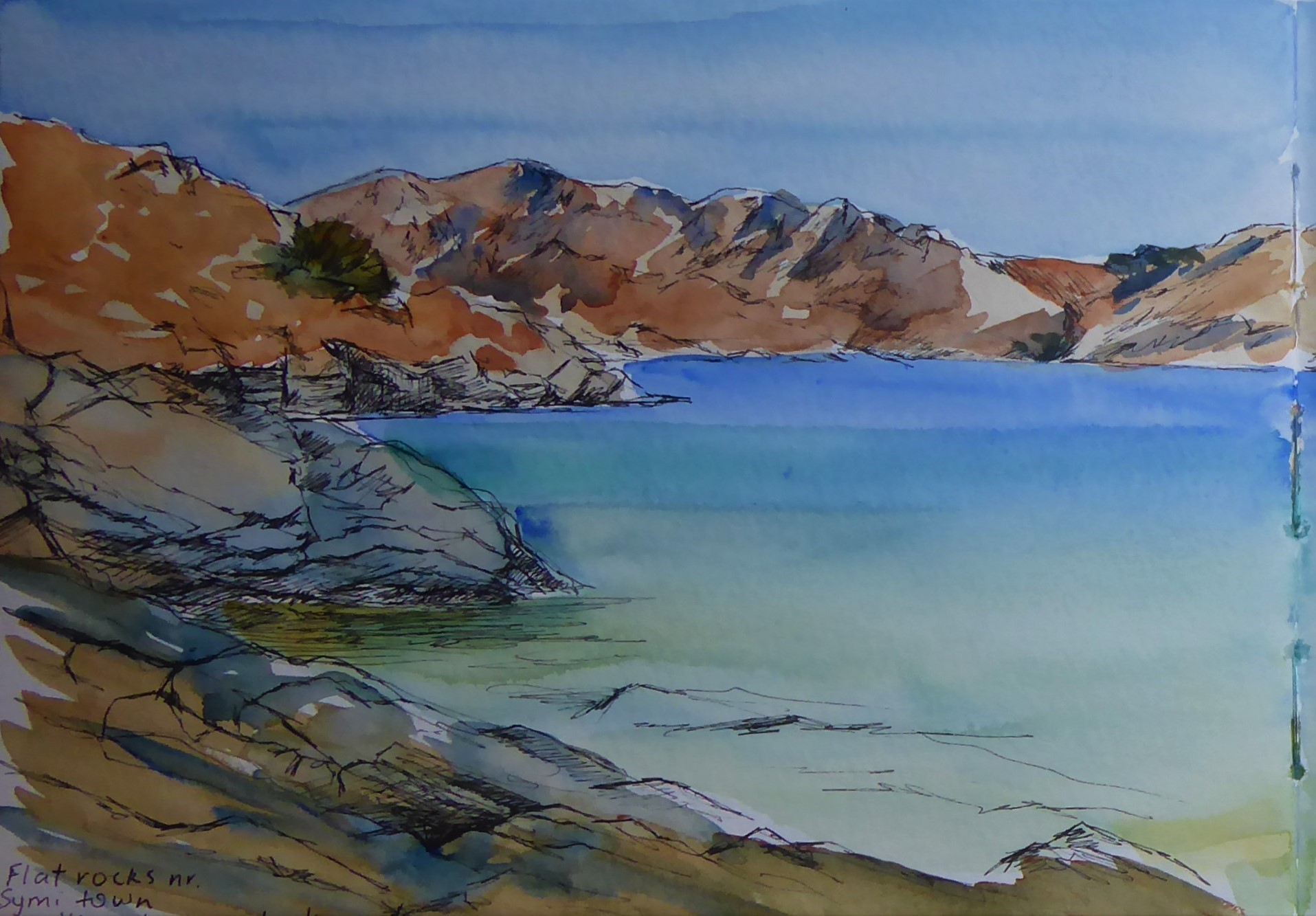 Greece watercolour