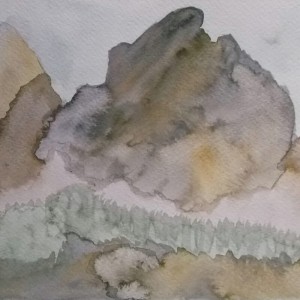 Sketch: Dawn's 1st painting