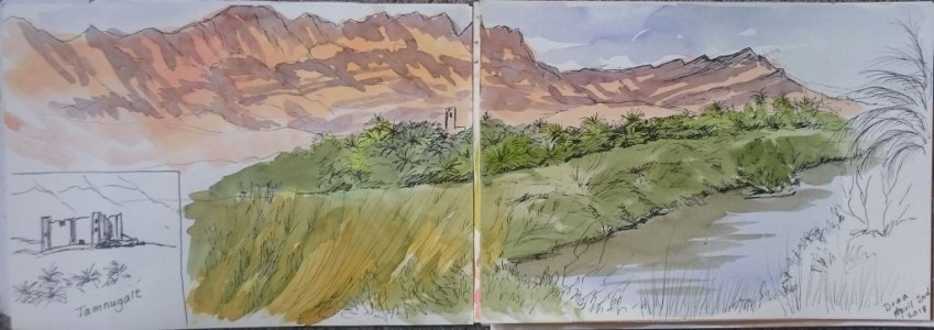Sketch: Along the Draa
