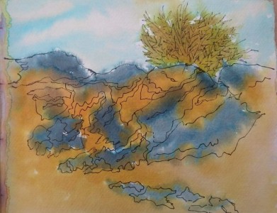 Sketch: Federica's rocks