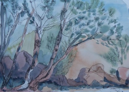 Sketch: Cathy's Trees at Benchijigua