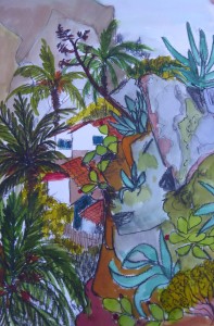 Sketch: Cathy's Pastrana, La Gomera