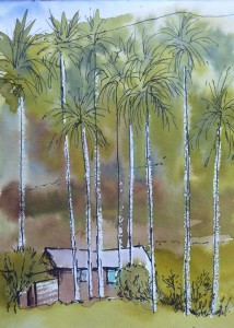 Sketch: Jungle house, Deniyaya