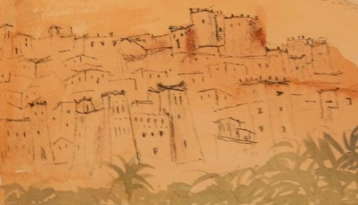 Sketch: Kathy's Ait Benhaddou