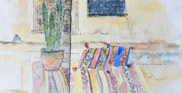 Sketch: Kathy's Moroccan interior