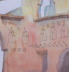 Sketch: Sally's interior