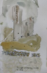 Sketch: Ardvreck Castle, Sandie