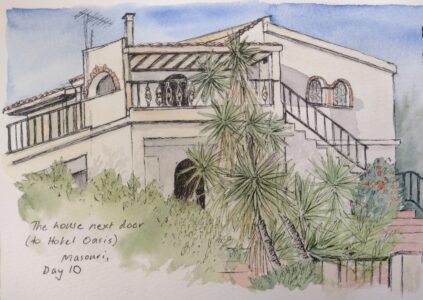 Sketch: House next door, Masouri