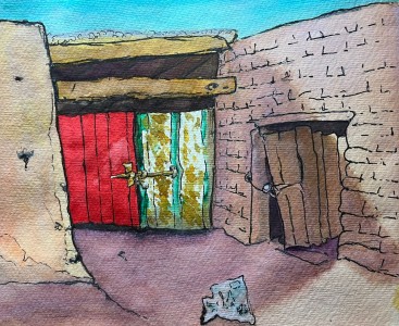 Sketch: Joan's doors