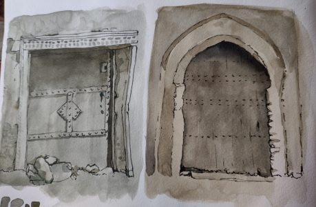Sketch: Katrina's tonal door 1