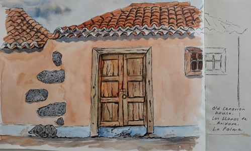 Sketch: Los Llanos street