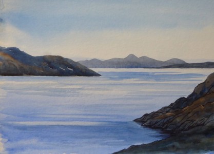 Sketch: Peaceful evening