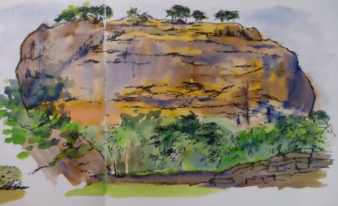 Sketch: Sigiriya
