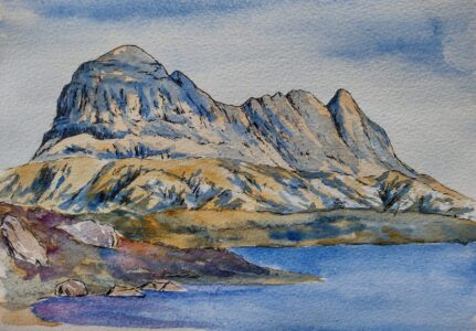 Sketch: Suilven limited palette