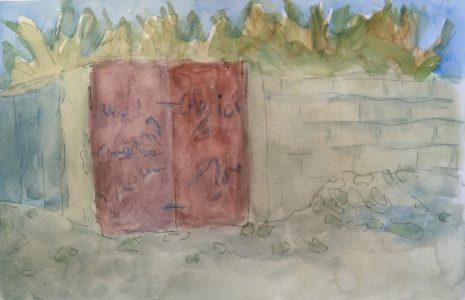 Sketch: Tassie's gate