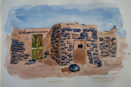 Sketch: Desert dwelling