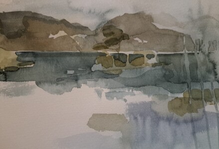 Sketch: Islet, limited palette