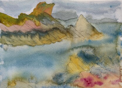 Sketch: Split Rock